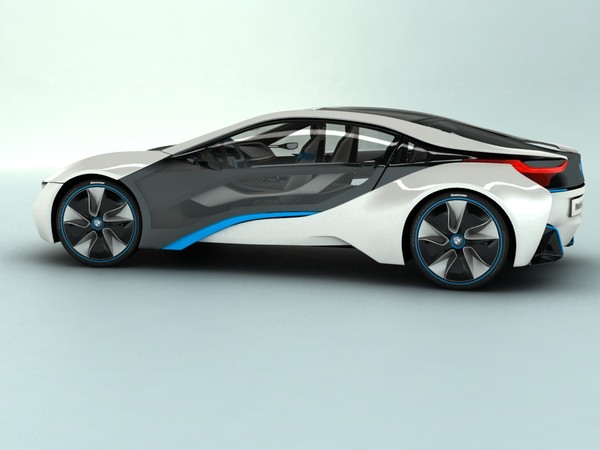 bmw i8 concept 3d model - BMW i8 Concept by vl_dm